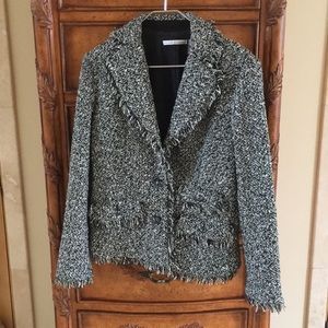 Peter Nygard women’s black/white shorty jacket